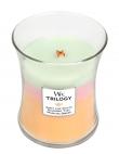 WOODWICK TRILOGY SUMMER SWEETS vidējā izmēra svece