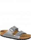 BIRKENSTOCK sieviešu sudraba krāsas čības ARIZONA BS Slippers