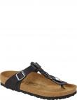 BIRKENSTOCK sieviešu melnas čības  Gizeh Braided Slippers