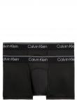 CALVIN KLEIN UW vīriešu melnas apakšbikses Low rise trunk, 2 gab.
