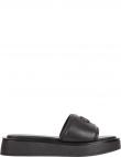 CALVIN KLEIN sieviešu melnas čības Dress flatform slippers