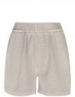 CALVIN KLEIN Jeans sieviešu gaiši šorti Waffle loose shorts