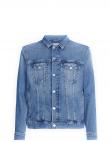 CALVIN KLEIN Jeans vīriešu zila džinsa jaka Modern essential denim jacket