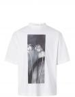 CALVIN KLEIN Jeans vīriešu balts T-krekls Flower graphic tee