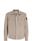 CALVIN KLEIN Jeans vīriešu gaišs krekls Mineral dye utility overshirt