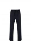 CALVIN KLEIN vīriešu zilas ikdienas bikses Bi-stretch comfort wool jogger