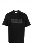 CALVIN KLEIN vīriešu melns T-krekls Embroidered comfort t-shirt