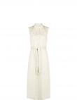 CALVIN KLEIN sieviešu gaiša kleita Tencel sleeveless shirt dress
