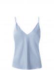 CALVIN KLEIN sieviešu zila blūze ar lencēm Recycled cdc cami top