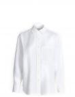 CALVIN KLEIN sieviešu balts krekls Linen relaxed shirt
