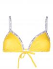 CALVIN KLEIN UW sieviešu dzeltens peldkostīma krūšturis Swim one shoulder top