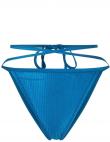 CALVIN KLEIN UW sieviešu zilas apakšbikses String side tie