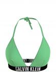 CALVIN KLEIN UW sieviešu zaļš peldkostīma krūšturis Triangle swim bra