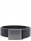 CALVIN KLEIN vīriešu melna josta BEVELED PLAQUE PB 35MM