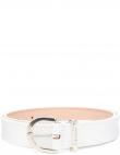 CALVIN KLEIN sieviešu balta josta MUST METAL LOOP RND BELT 25MM