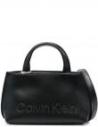 CALVIN KLEIN sieviešu melna soma pār plecu SET TOTE