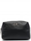 CALVIN KLEIN sieviešu melna kosmētikas soma RE-LOCOSMETIC POUCH PBL
