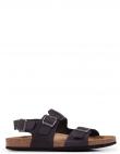 GEOX vīriešu melnas sandales SANDALS GHITA