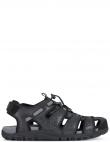 GEOX vīriešu melnas sandales SANDALS STRADA
