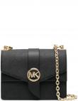 MICHAEL KORS sieviešu melna soma pār plecu SM conv crossbody
