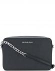 MICHAEL KORS sieviešu melna soma pār plecu LG crossbody