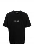 MICHAEL KORS vīriešu melns krekls Emb logo tee