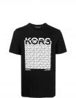 MICHAEL KORS vīriešu melns krekls Block cube tee