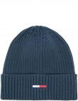 TOMMY JEANS vīriešu zila cepure FLAG BEANIE