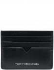 TOMMY HILFIGER vīriešu melns maks TH CC HOLDER