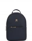 TOMMY HILFIGER sieviešu zila mugursoma Emblem backpack