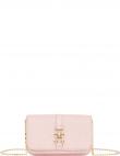 TOMMY HILFIGER sieviešu rozā soma Plush mini crossover