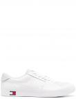 TOMMY JEANS vīriešu balti ikdienas apavi Vulcanized sport shoe