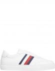 TOMMY HILFIGER vīriešu balti ikdienas apavi Premium cupsole mono shoe