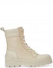 TOMMY HILFIGER sieviešu gaiši ikdienas apavi LACE UP ZIP BOOT MONOGRAM