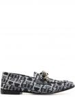TOMMY HILFIGER sieviešu zili ikdienas apavi CHAIN LOAFER DENIM