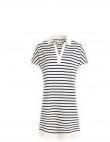 Tommy Hilfiger sieviešu balta kleita RELAXED LYOCELL POLO dress