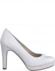 Tamaris sieviešu balti eleganti augstpapēžu apavi PUMPS