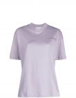 CALVIN KLEIN JEANS sieviešu violets T-krekls Back photoprint tee