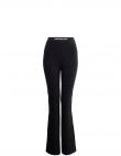 CALVIN KLEIN JEANS sieviešu melnas bikses Logo elastic milano legging