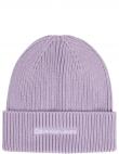 CALVIN KLEIN JEANS  sieviešu ceriņu krāsas cepure Institutional beanie