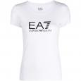 EA7 sieviešu balts t-krekls ar īsām piedurknēm T-shirt