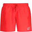EA7 vīriešu sarkani peldšorti Boxer beachwear