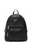 GUESS sieviešu melna mugursoma ECO ELEMENTS SMALL BBACKPACK