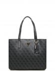 GUESS sieviešu pelēka rokassomiņa DIDI SOCIETY SATCHEL