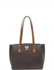 MICHAEL KORS sieviešu brūna rokassomiņa LG top-zip tote