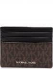 MICHAEL KORS vīriešu brūns maks Tall card case