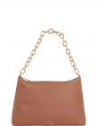 TOMMY HILFIGER sieviešu brūna plecu soma Casual chic shoulder bag