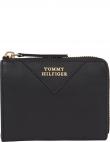 TOMMY HILFIGER sieviešu melns maks Crest med wallets