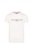 TOMMY HILFIGER viegls vīriešu t-krekls ar īsām piedurknēm Tommy logo tee