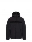 TOMMY HILFIGER vīriešu melna jaka ar kapuci Gmd padded hooded jacket